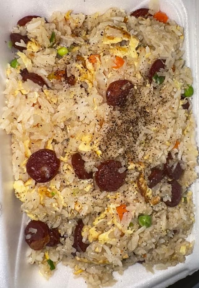 Chinese Sausage Fried Rice.