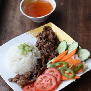 Grilled Pork with Rice Plate