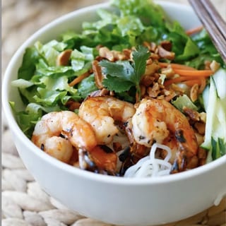 Grilled Shrimp Vermicelli Noodles
